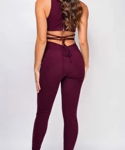 Emprada Severine Burgundy Red Jumpsuit Jumpsuits & Rompers