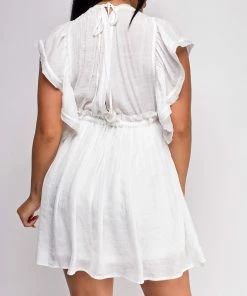 Emprada Moana White Mini Dress Dresses