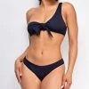Emprada Samana Black One Shoulder Bikini Swim