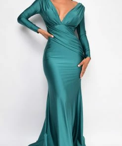 Emprada Samantha Emerald Green Gown