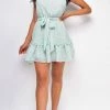 Emprada Dresses Rella Mint Green Ruffle Dress