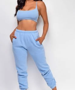 Emprada Loungewear Erica Blue Jogger & Top Set
