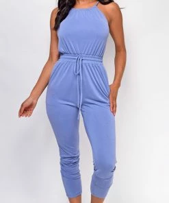 Emprada Taylor Blue Jumpsuit Loungewear