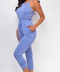 Emprada Taylor Blue Jumpsuit Loungewear