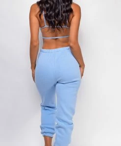 Emprada Loungewear Erica Blue Jogger & Top Set