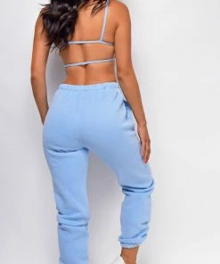 Emprada Loungewear Erica Blue Jogger & Top Set