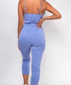 Emprada Taylor Blue Jumpsuit Loungewear 5 Emprada Taylor Blue Jumpsuit Loungewear