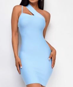 Emprada Dresses Faye Blue Bandage Dress