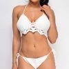 Emprada Matira White Crochet Bikini