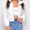 Emprada Outerwear Lennox White Puffer Jacket