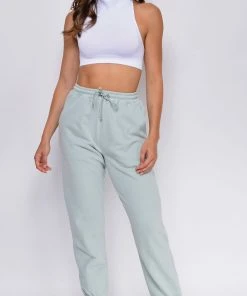Emprada Take It Easy Sage Green Joggers Loungewear