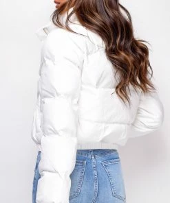 Emprada Outerwear Lennox White Puffer Jacket 6 Emprada Outerwear Lennox White Puffer Jacket