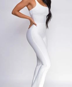 Emprada Laramie White Bandage Jumpsuit 5 Emprada Laramie White Bandage Jumpsuit