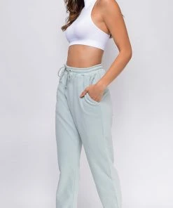 Emprada Take It Easy Sage Green Joggers Loungewear