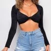 Emprada Bottoms Zavey Blue Turn Up Denim Shorts