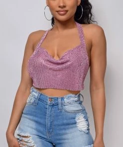 Emprada Jasmina Pink Chain Top