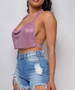 Emprada Jasmina Pink Chain Top