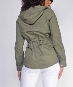 Emprada Ivey Olive Green Utility Jacket