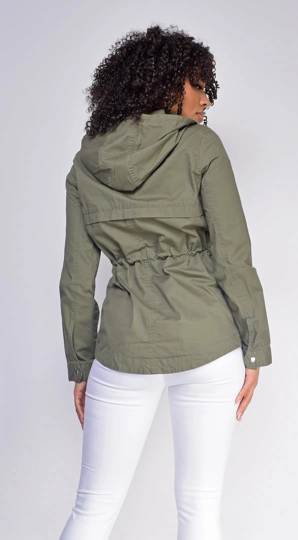 Emprada Ivey Olive Green Utility Jacket 2 Emprada Ivey Olive Green Utility Jacket