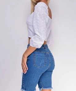 Emprada Sweet Vibes White Puff Sleeve Top 7 Emprada Sweet Vibes White Puff Sleeve Top