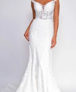 Emprada Aiyanna Off White Bridal Gown Dresses