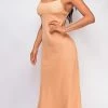 Emprada Selena Dusty Orange Midi Dress Dresses