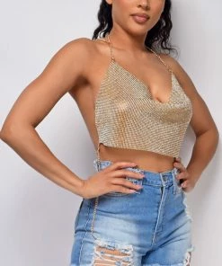 Emprada Tops Lumina Gold Chain Top 5 Emprada Tops Lumina Gold Chain Top