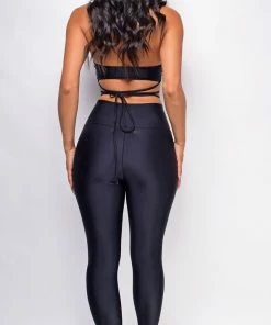 Emprada Aarvi Black Lace Up Set Sets