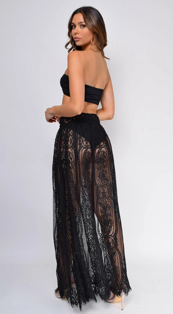 Emprada Mykonos Black Premium Lace Sarong Cover Up Skirt Dress Little Black Dresses 4 Emprada Mykonos Black Premium Lace Sarong Cover Up Skirt Dress Little Black Dresses