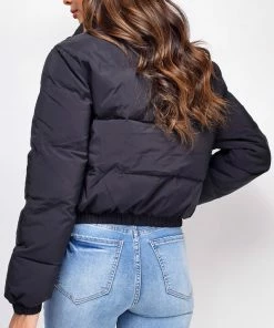 Emprada Outerwear Lennox Black Puffer Jacket