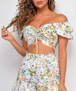 Emprada Aurora White Multi Floral Print Set Sets