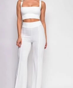 Emprada Soph White Square Neck Crop Top 9 Emprada Soph White Square Neck Crop Top