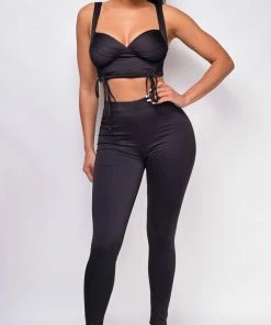 Emprada Eloisa Black Crop Top & Pant Set 7 Emprada Eloisa Black Crop Top & Pant Set