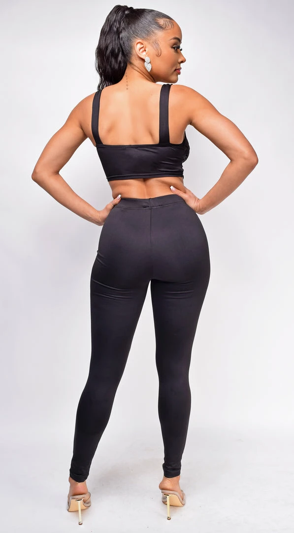 Emprada Eloisa Black Crop Top & Pant Set 3 Emprada Eloisa Black Crop Top & Pant Set