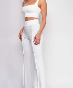 Emprada Soph White Square Neck Crop Top 7 Emprada Soph White Square Neck Crop Top