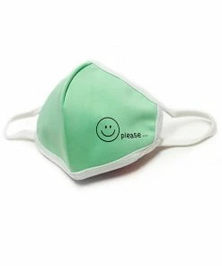 Emprada Smile Please Mint Green Reusable Face Mask Masks